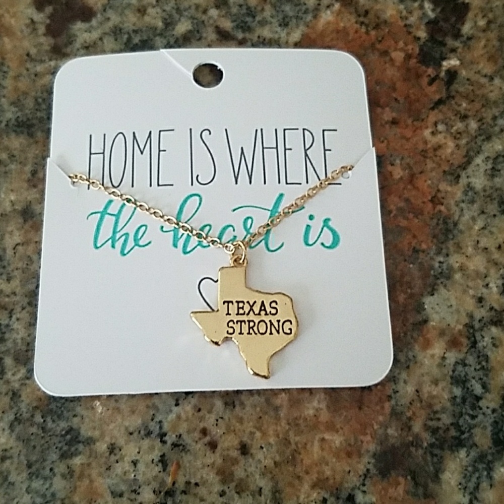 SOLD! 6 Texas Strong Necklace Charming Charlie